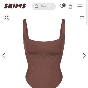 SKIMS BONDED LONG CORSET